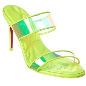 New! Christian Louboutin Loubi slide